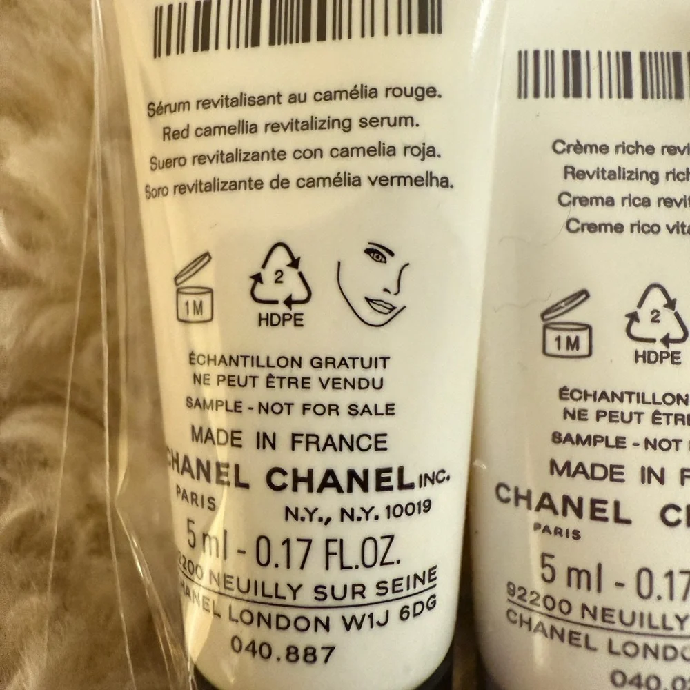 CHANEL No.1 Skincare Trio:Serum, Revitalizing Rich Cream and Red Camellia Cream